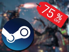 Devil May Cry 5 está em promoção no Steam até o dia 16 de abril com um desconto de 75% e custa apenas R$ 7,50. (Fonte da imagem: Steam)