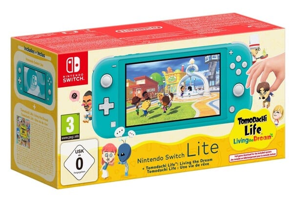O novo pacote do Nintendo Switch Lite estará disponível na Europa no final de outubro.