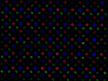 Galaxy Matriz de subpixels do S24 Ultra com 10% de brilho. (Fonte: erodeloeht no Reddit)