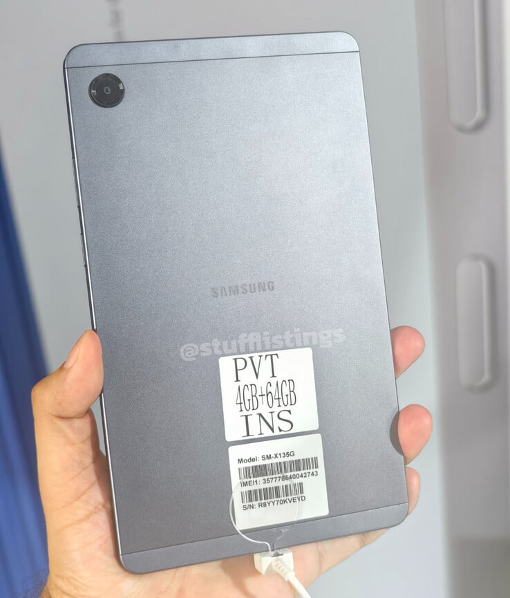 O Galaxy Tab A11. (Fonte da imagem: via Mukul Sharma)