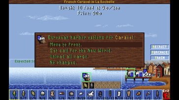 Na imagem: uma captura de tela do jogo “Sid Meier's Colonization (Classic)”.