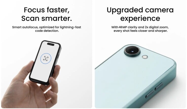 O smartphone Bluefox NX1 de 4 polegadas possui uma câmera traseira de 48 MP. (Fonte da imagem: Bluefox)