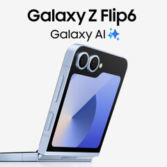 O Galaxy Z Flip6 é difícil de distinguir do antigo Galaxy Z Flip5. (Fonte da imagem: Samsung Kazakhstan - editado)