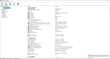 Resumo do HWInfo do Intel Core i5-13500HX