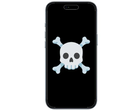O iPhone Air pode estar morrendo. (Fonte da imagem: Apple w/ skull and crossbones emoji, editado)