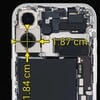 O tamanho do módulo da câmera principal do iPhone 17