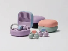 A Sony venderá o LinkBuds Clip em uma variedade de acabamentos coloridos. (Fonte da imagem: Blibli via The Walkman Blog)