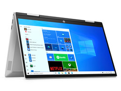 A HP Pavilion x360 14-dy0157ng (39A76EA), dispositivo de revisão fornecido por cortesia de: notebooksbilliger.de