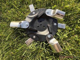 Disco de mulching com seis lâminas