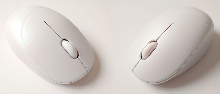 Design assimétrico do mouse para destros. (Fonte da imagem: Notebookcheck)