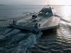 O Vertiport de água com zero carbono para pouso de eVTOL. (Fonte da imagem: AutoFlight)