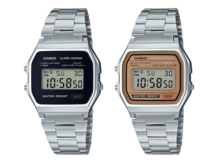 Os relógios Casio Vintage A158WEA-1 e A158WEA-9