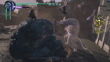 Na foto: Uma captura de tela do jogo Devil May Cry 5.