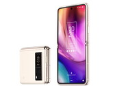 O TCL Chicago fecha a descarga, ao contrário dos smartphones da Samsung Galaxy Z Flip. (Fonte da imagem: TCL)