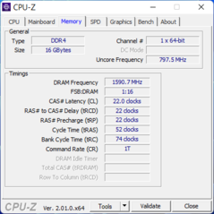 Memória CPU-Z