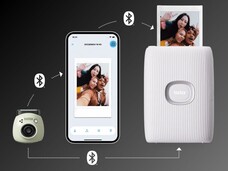 Os dois modos de impressão da Instax Pal (Fonte da imagem: Fujifilm)