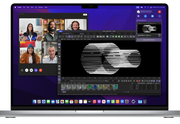 A utilidade da tela entalhada MacBook Pro é discutível. (Imagem: Apple)