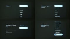 A configuração inicial sem o login do Google TV pode ser concluída rapidamente. (Fonte da imagem: Notebookcheck)