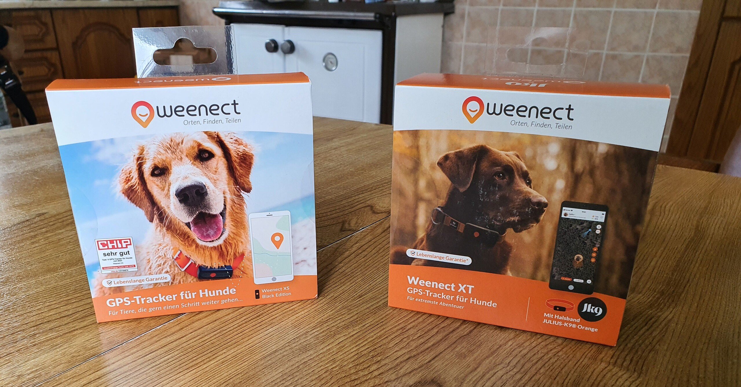 Rastreadores GPS para animais de estimação Weenect XS e Weenect XT
