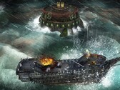 Abandon Ship coloca os jogadores contra fortificações inimigas e monstros marinhos em encontros navais táticos (Fonte da imagem: Stove)