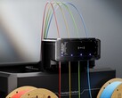Sistema Canvas instalado na impressora Centauri Carbon 3D.