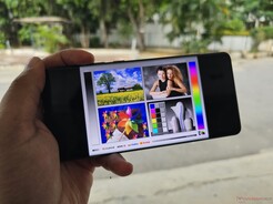 Visualização ao ar livre sob a sombra