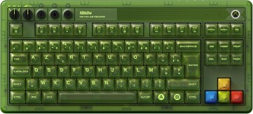 layout FR do teclado mecânico 8BitDo Retro 87 Xbox Edition. (Fonte da imagem: 8BitDo)