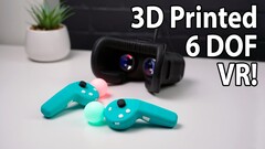 Uma imagem do fone de ouvido VR e seus controles (Fonte da imagem: CNCDan via YouTube)