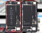 Apple iPhone SE 2 (esquerda) em comparação com o iPhone SE 3 (direita). (Fonte de imagem: PBKreviews/Apple - editado)