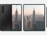 O último renderizador Z Fold3. (Fonte: Twitter)