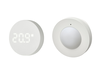 O sensor de temperatura e umidade IKEA Timmerflotte (à esquerda) e o sensor de movimento Myggspray (à direita). (Fonte da imagem: IKEA)
