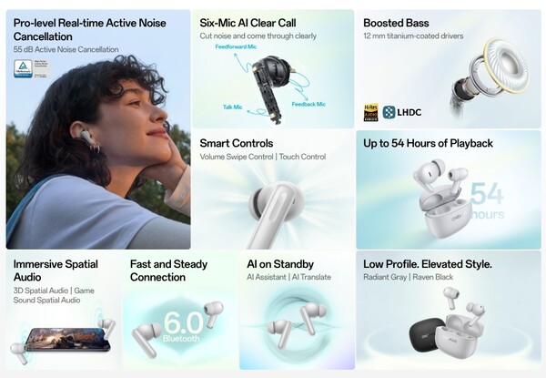 O OnePlus Nord Buds 4 Pro tem ANC superior ao da geração anterior