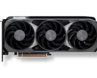 Renderização artística da GPU AMD Radeon RX 9070 XT. (Fonte da imagem: AMD)