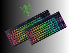 Os teclados Razer BlackWidow V4 Low-profile HyperSpeed são mostrados (Fonte da imagem: Razer PR)
