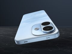 O Note 17 Pro possui uma bateria de 8.340 mAh na UE. Na foto: uma imagem promocional mostrando o design da parte traseira do celular.