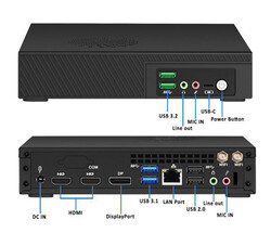 Newsmay Neosmay S2-B560TPM - portos (fonte: Newsmay)