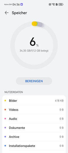 Huawei Pura 80 Ultra: Armazenamento
