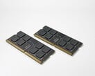 Uma imagem de dois módulos de memória do laptop TeamGroup