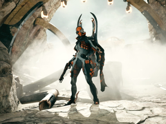 Uma captura de tela do Warframe em execução no PC
