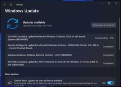 Baixando o Windows 11 KB5041587 (Fonte da imagem: Windows Latest)