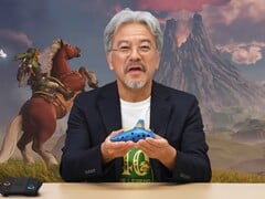 A ocarina física não se conecta ao Switch 2: o microfone embutido reconhece as melodias que estão sendo tocadas.