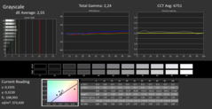 CalMAN - Grayscales (Perfil Adobe)