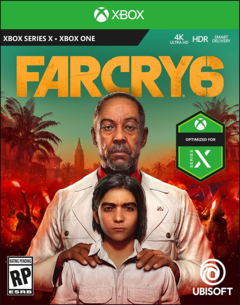 Far Cry 6 Xbox cover art com o logotipo Optimzed for Series X.  (Fonte da imagem: Tom Warren no Twitter)