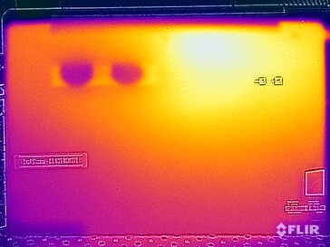 Teste de estresse das temperaturas de superfície (fundo)