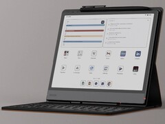 O Boox Note Air5 C tem uma tela colorida e um acessório de teclado opcional. (Fonte da imagem: Boox)