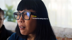O novo protótipo de óculos AR/VR pode fazer tradução em tempo real (imagem: Google)