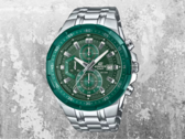 O Edifice EFR-539DE-3A da Casio (na foto) e dois outros modelos EFR-539DE foram lançados. (Fonte da imagem: Casio)