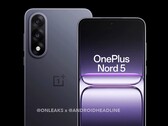 O OnePlus Nord 5 tem um design totalmente novo e uma câmera em forma de pílula (Fonte da imagem: @OnLeaks / Android Headlines)