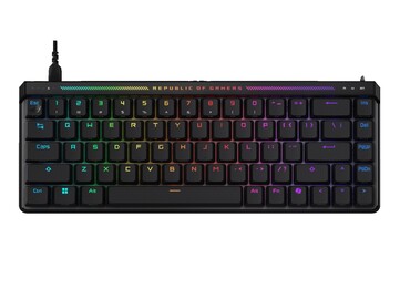 O ROG Falchion Ace HFX original em preto. (Fonte da imagem: Asus)