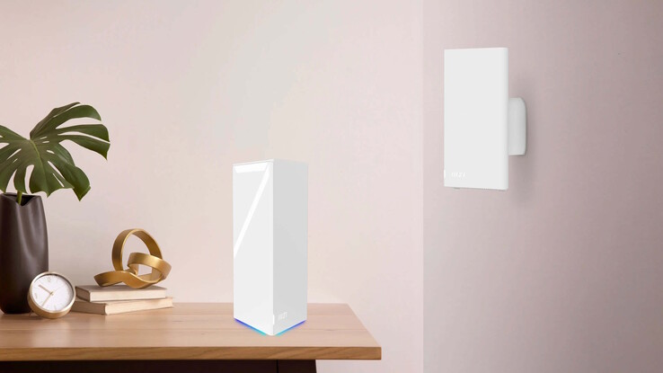 O sistema pode ser montado na parede e oferece efeitos de iluminação RGB (Fonte da imagem: MSI)